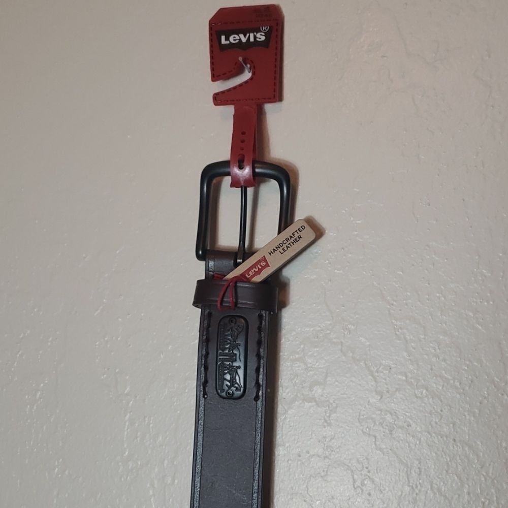 Levi leather belt